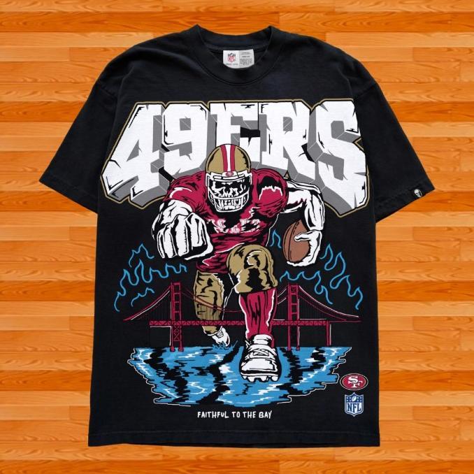 Warren Lotas x NFL 49ERS & Detroit Lions Tee & Hoodie Original Product