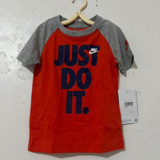 Kaos Anak The NIKE Tee orange abu