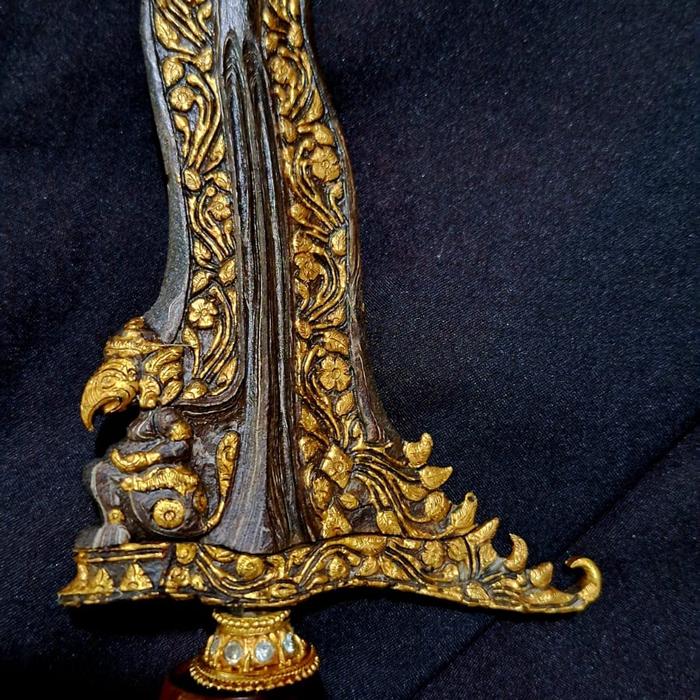 Keris Ganesa Kinatah sepuh emas Luk 13 Gagah Istimewa