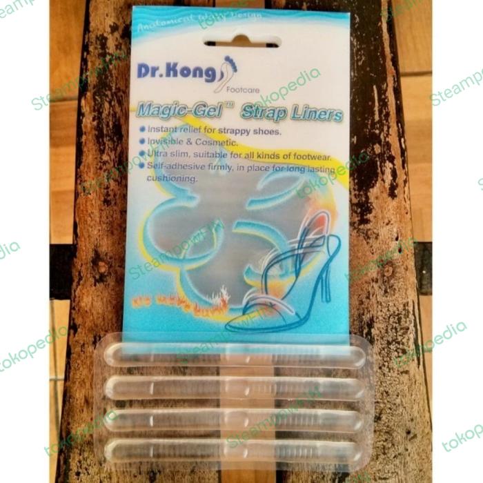 Dr. Kong Strap Liners Bantalan Sepatu Transparent Dr.Kong Heel Clear Blank Dup