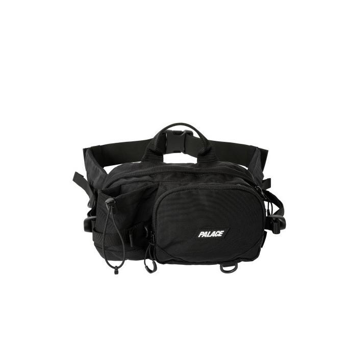 Palace Cordura RS Bottle Bun Bag Waist Bag Black Grey Autumn 24 Original Product