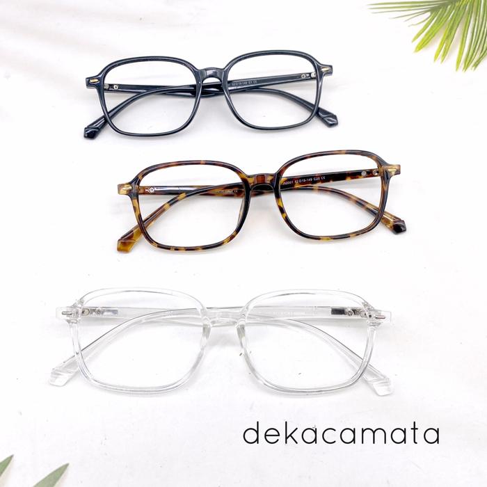 Frame Kacamata Minus Anti Radiasi RENO Square Fashion Pria Wanita