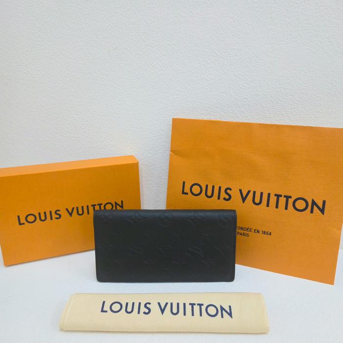 Louis Vuitton Monogram Shadow Brazza Long Wallet | Dompet LV Ori