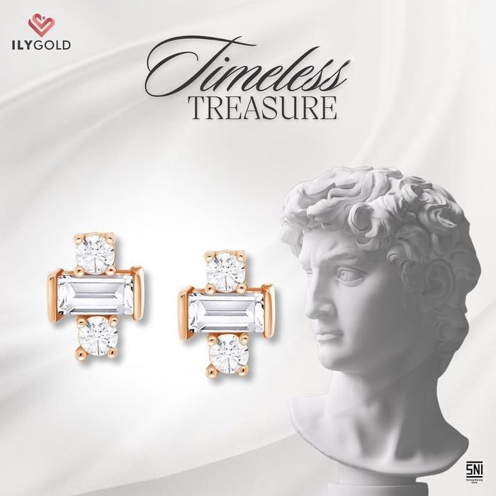 Anting ILY Gold Timeless Treasure Collections