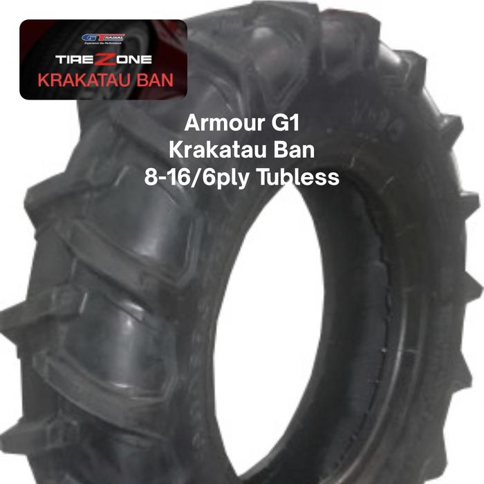 Ban traktor 8-16 merk Armour Tubles 8 r16 6Pr Ban 8 - 16 Ban Luar Tubless