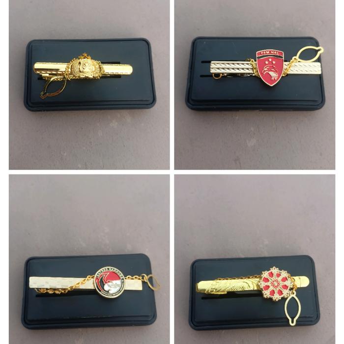 penjepit dasi premium | penjepit dasi tribrata, sidik sakti, reserse, Bareskrim, Paminal, koba merah