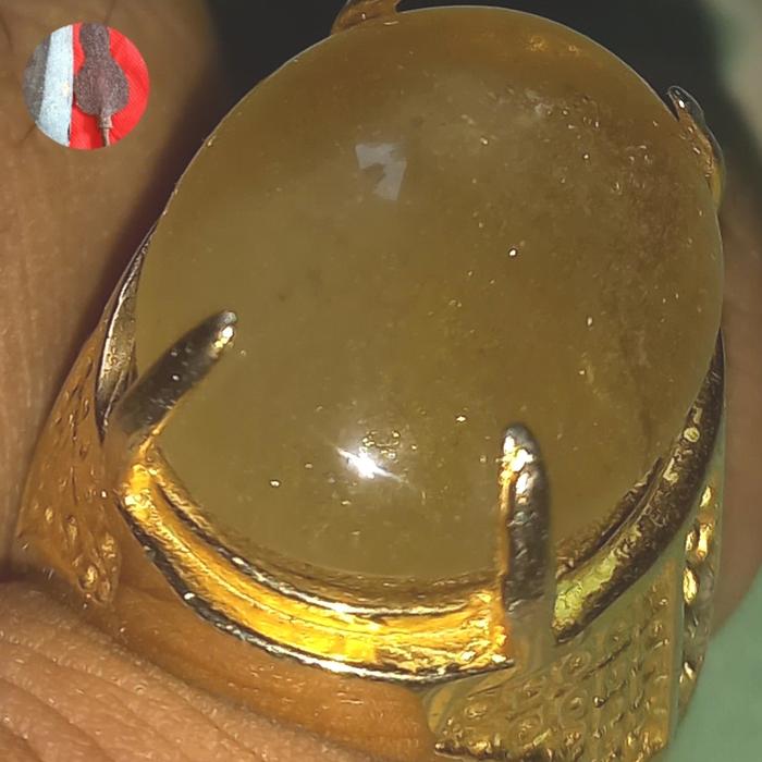 cincin batu citrine jumbo