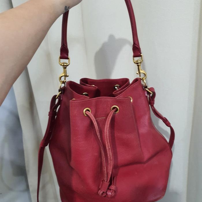 preloved tas saint laurent shoulder bag kulit