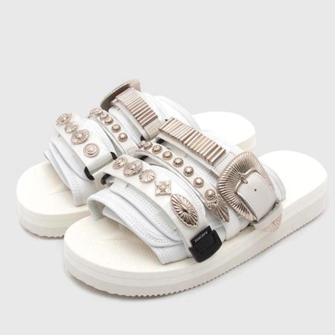 Toga x Suicoke Moto Cab White Sandals Original Product