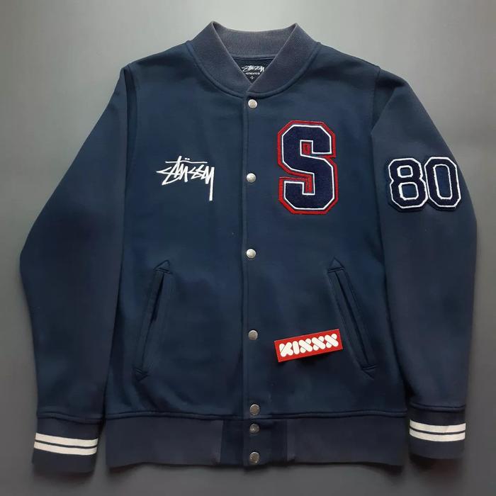 Vintage Stussy Jacket S 80 DarkBlue