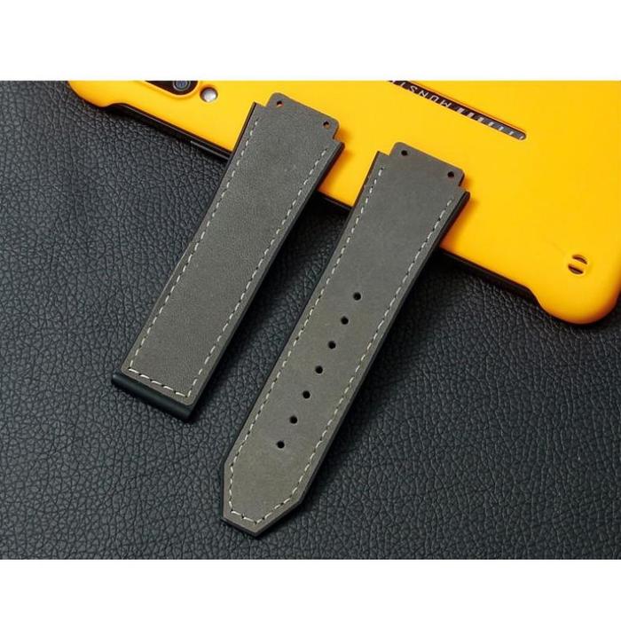 Strap Tali Jam Hublot Kulit Polos Tali/Strap Jam Tangan Hublot Geneva Bludru Tali Jam Tangan Hublot 