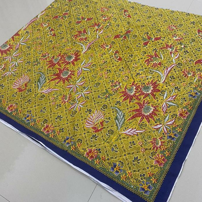 TERLARIS!!! KAIN BATIK TIGA NEGRI SIDOMUKTI KOMBINASI KUNING K91