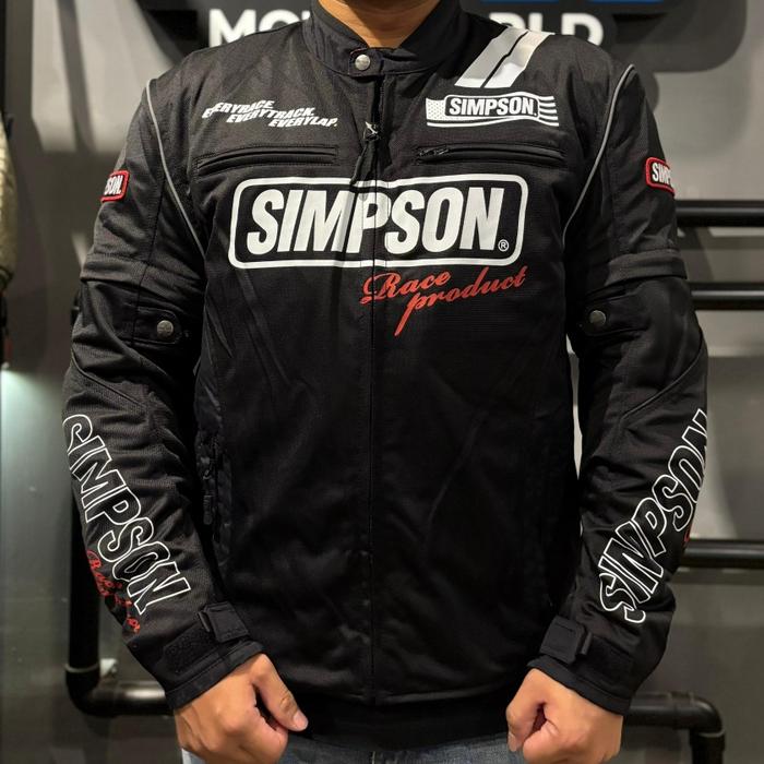 Simpson Jacket Jaket Simpson NSM 2203 White Putih