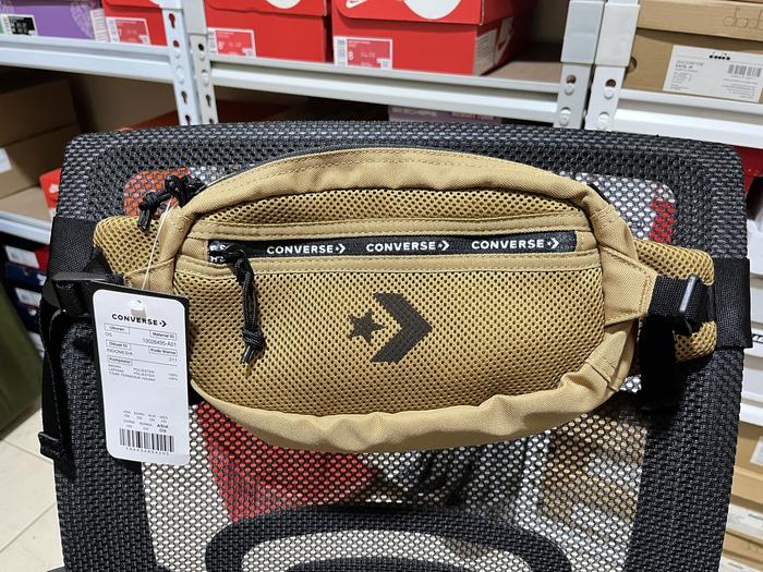 Tas Pria Converse Mesh Transition Sling Bag 10026495-A01 Gold Original BNWT