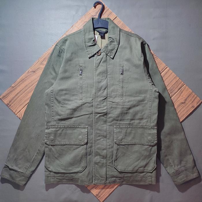 chore jacket dkny hijau army