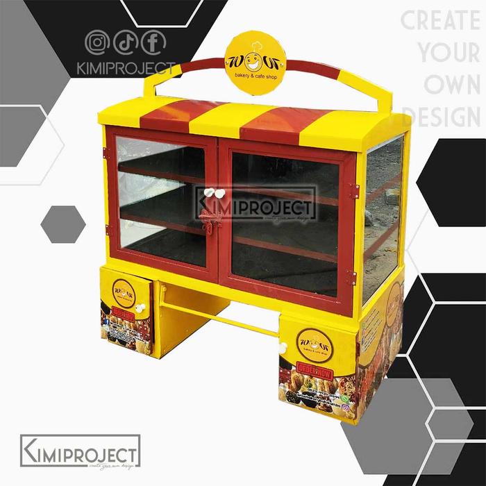Rombong roti motor box motor desain kekinian