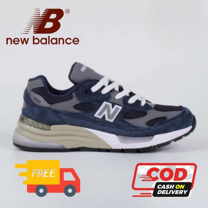 SEPATU NB NEW BALANCE 992 Navy