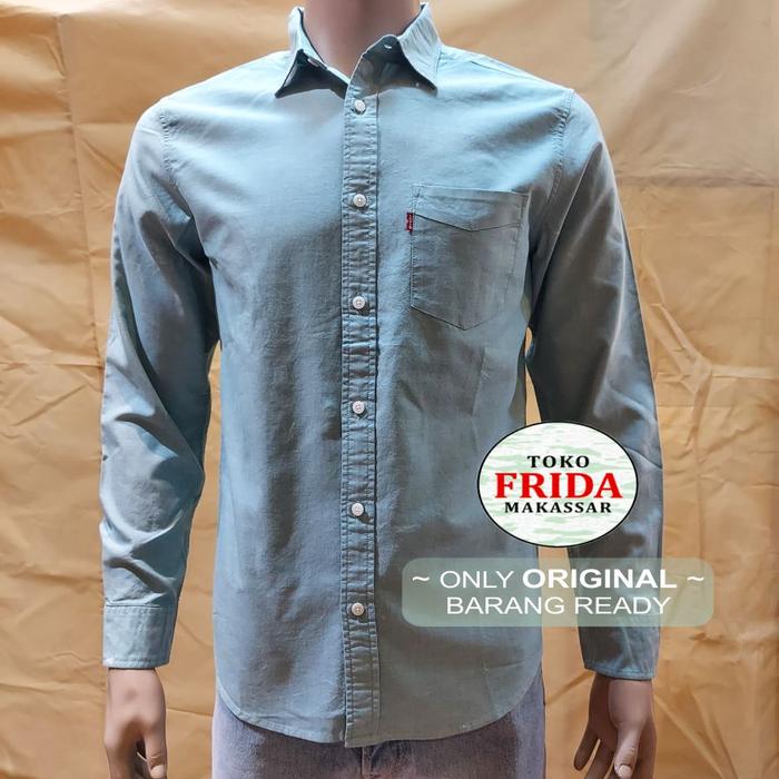 levi's Original Shirt Men, Kemeja levi's Lengan panjang