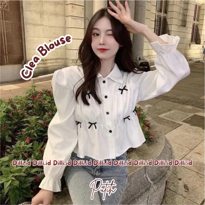 Dilli.id - Clea Blouse Coquette / Blouse Pita Coquette / Blouse Korean Style