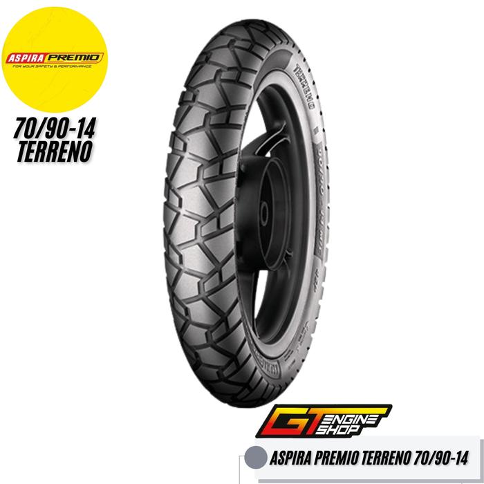 BAN ASPIRA PREMIO TERRENO 70/90-14 FRONT BAN ASPIRA TERRENO 70/90-14 FRONT PRODUKSI 2024