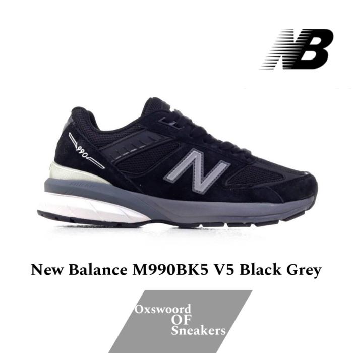 NB 990BK V5 Black Grey (Made in USA)
