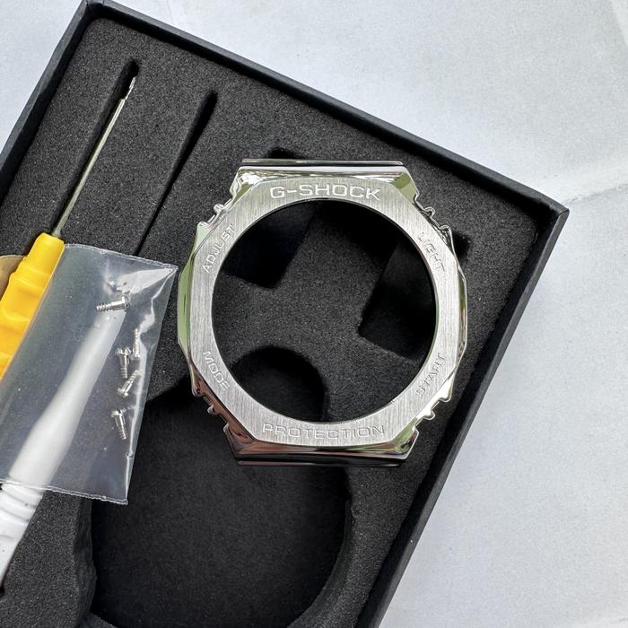 Bezel metal g shock bezel metal ga 2100 aftermarket bezel metal ga2100