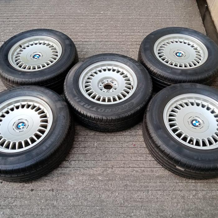 Velg BMW Style 15 Original R16 5 Pcs Bonus Ban Continental Tebal - Pelek Ring 16 Lebar 7,5 ET 20 Ori