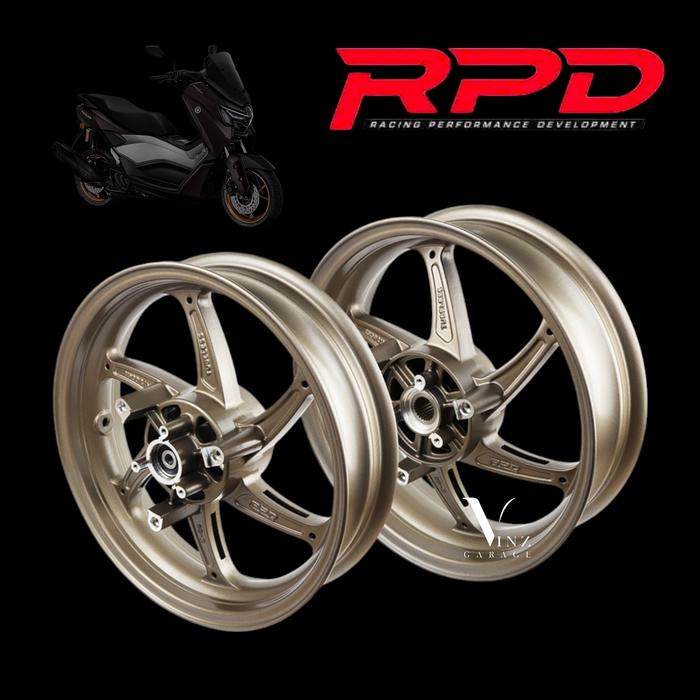 Velg RPD Nmax New Nmax Turbo By RPD Skyblade Brown Titanium // Velg RPD Sky Blade Nmax Turbo / Nmax
