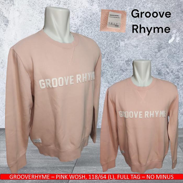 Hoodie Pria/Hoodie Wanita/Crawneck/Craw Neck Groove Rhyme - Bekas
