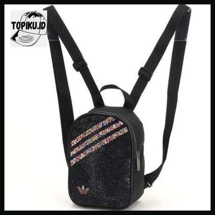 TOPIKU.ID Tas ADIDAS Mini Glam Rhinestones Backpack Original