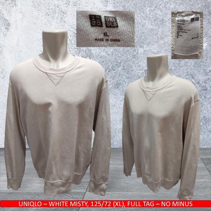 Sweater Crewneck Uniqlo Original Basic/Uniqlo Sweater Jaket Ori- Bekas
