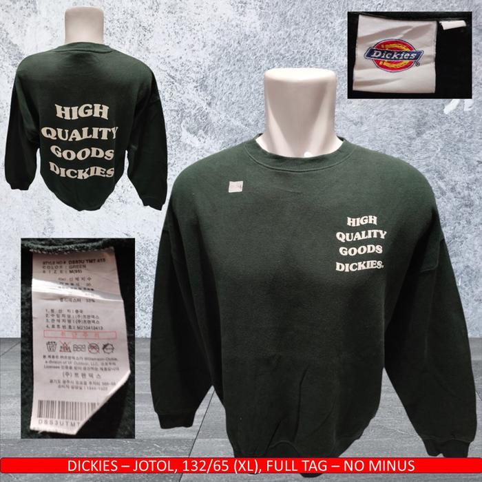 Sweater Crewneck Dickies Original/Dickies Original/Dickies Jotol,Bekas