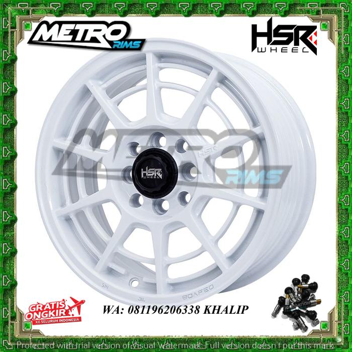 PELEK VELG VELEG MOBIL HSR WHEEL ORIGINAL JDM STYLE HSR BOAFE R15 RING 15 COCOK UNTUK MOBIL MAZDA2 Y