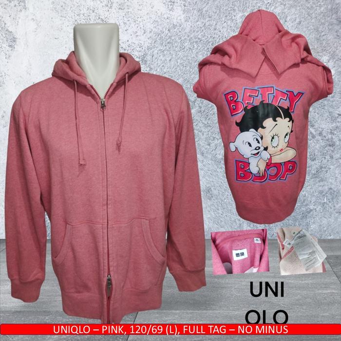 Hudi/Hodi/Hoddie/Hoodie Uniqlo Betty Bob/Hoodie Betty Bob - Bekas