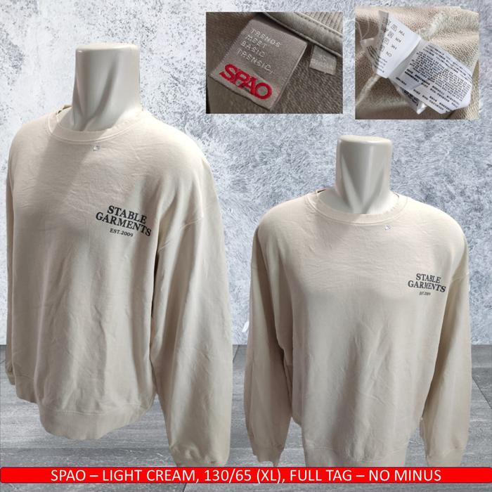 Sweater Abu SPAO Original, Crewneck Abu SPAO - Second