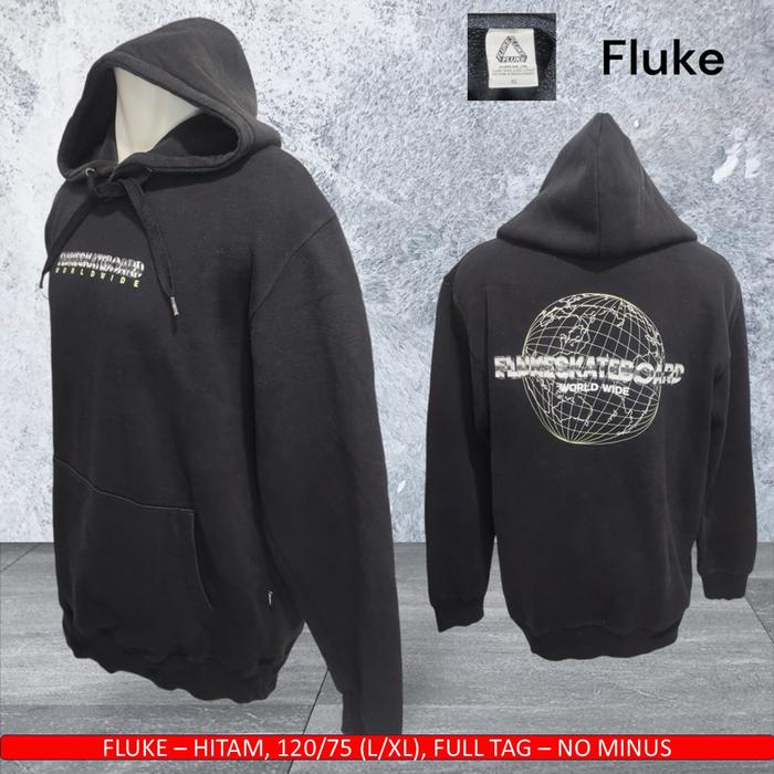 Hoodie Fluke/Hodi/Hudi/Hoddie/Hoodie Pria/Fluke Skateboard - Bekas