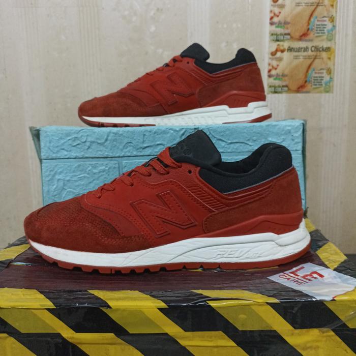 New Balance 997.5 Red ML997HBD original Sepatu size 38,5/24cm