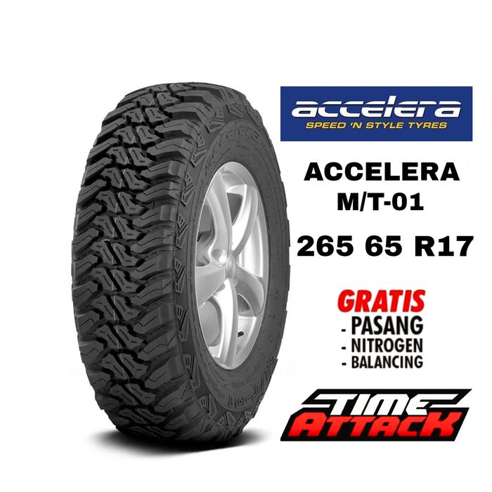 Ban Mobil MT Ring 17 Merek Accelera M/T 01 Ukuran 265 65 R17 Ban Mobil Off Road