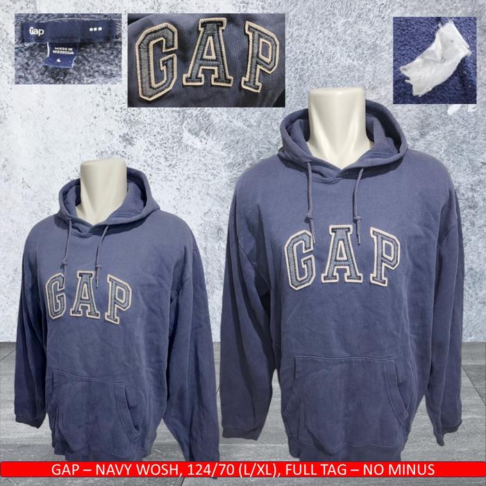 Sweater Hoodie GAP Original/GAP Original Navy/Hoodie GAP Ori - Bekas