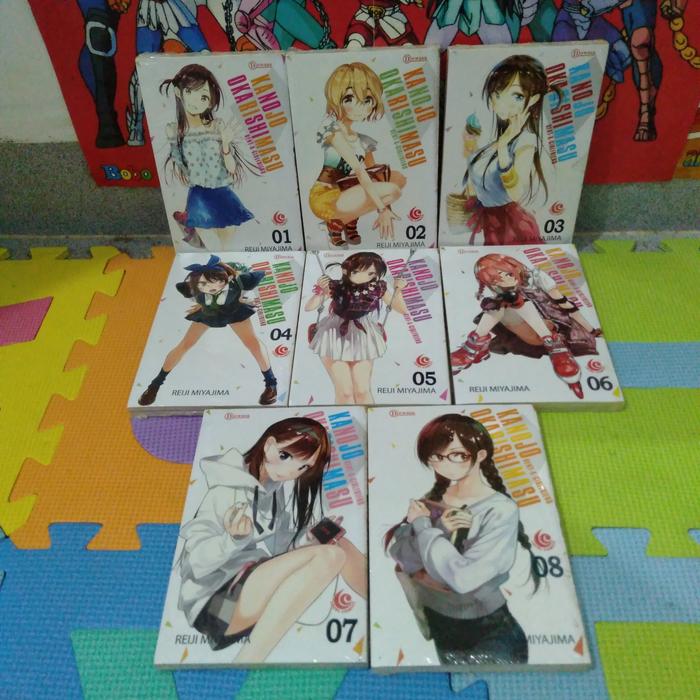 komik full set kanojo okarishimasu 1-8 segel