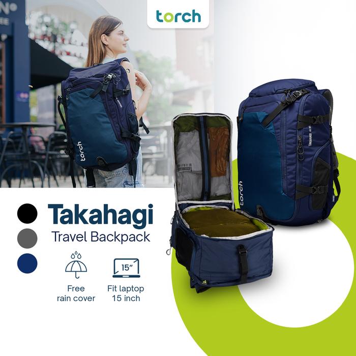 Torch Ransel Punggung Travelling - Travel Backpack Takahagi 40 L