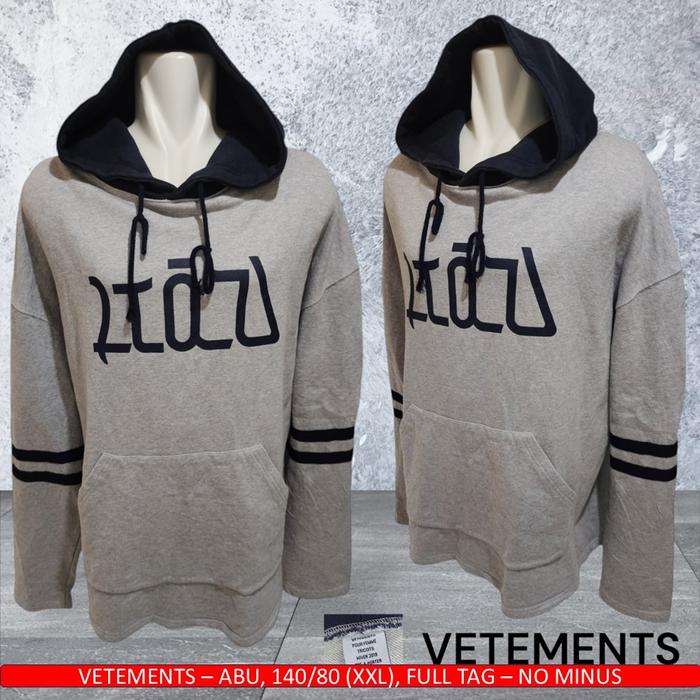 Hoodie Vetements / Hoodie Vetemens Original / Vetemens Ori - Bekas