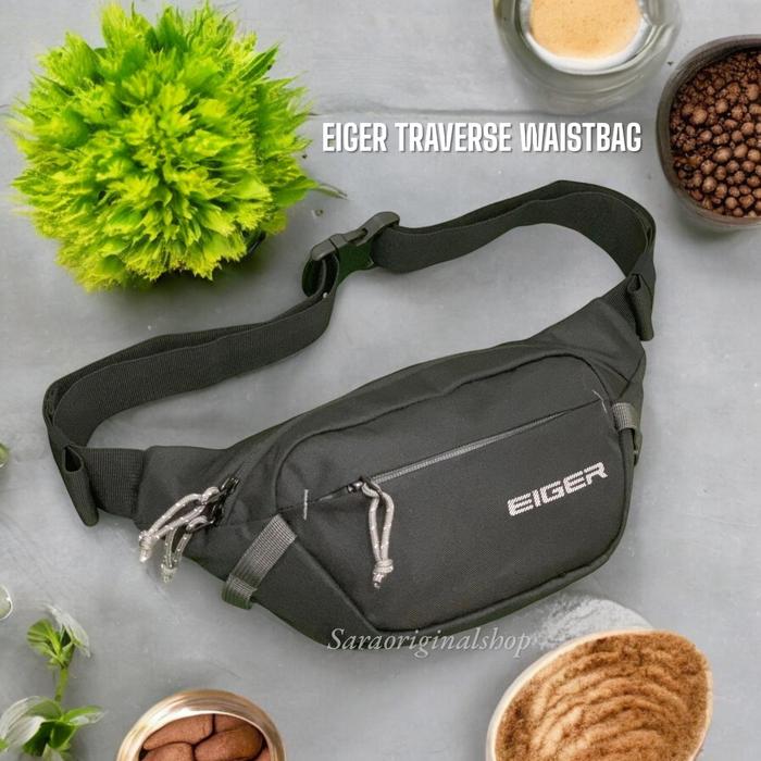 Eiger TRAVERSE WAIST BAG Tas Selempang Pria Original