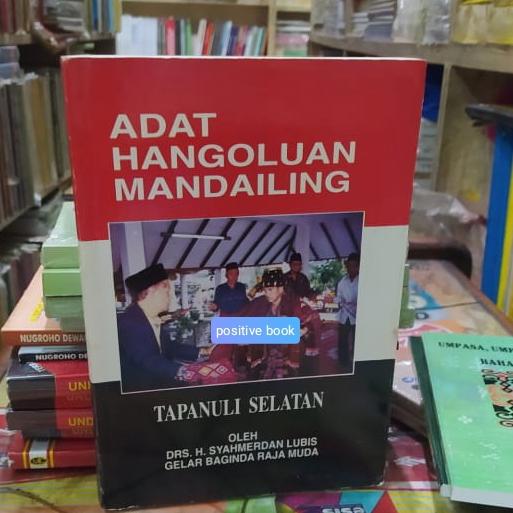 buku adat mandailing tapanuli selatan tapsel original
