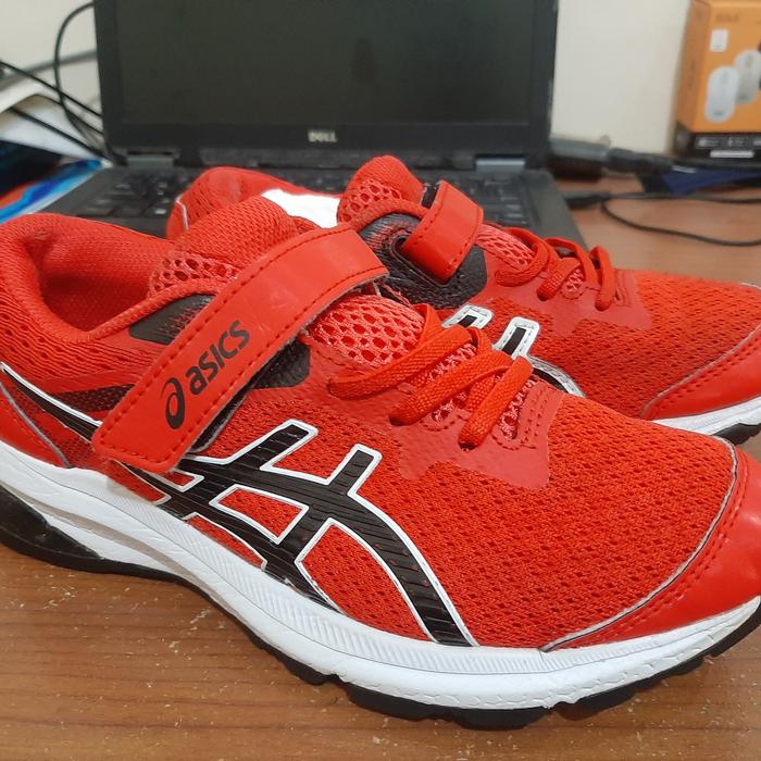 SEPATU RUNNING ANAK / SEPATU PUSHBIKE ASICS SIZE 33 INSOLE 20.5 PRELOVED