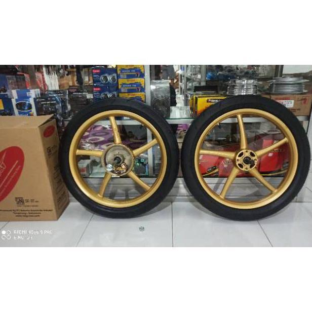 Velg Rossi Copy RCB bintang set ban PNP Honda gl mp Yamaha RX king