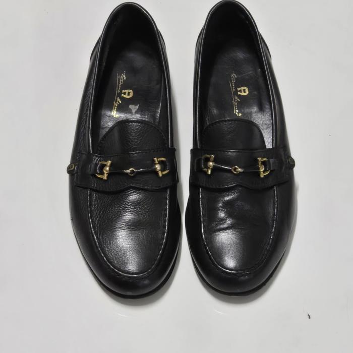 Sepatu Pria Black Etienne Aigner loafer ofxord/derby preloved
