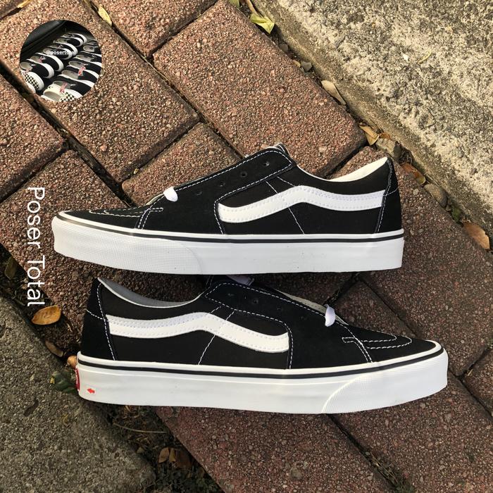 Vans Classic Sk8 Low Black/White Resmi Vans Store (Navya)