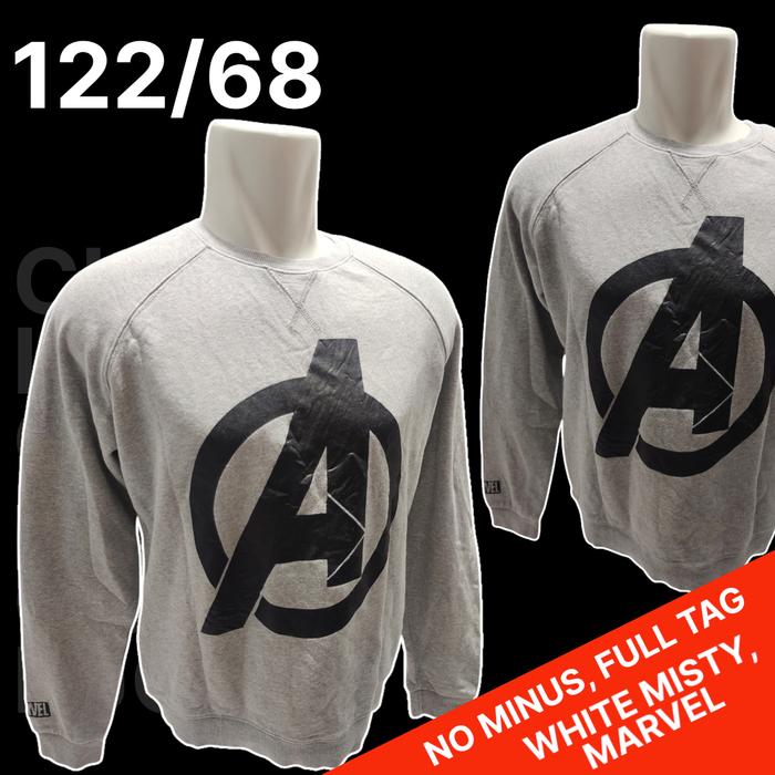 Sweater Abu MARVEL Original/CN Abu MARVEL Ori/Crewneck MARVEL, Second