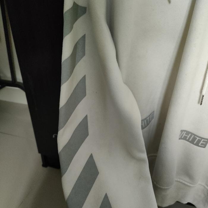 Offwhite reflective hoodie